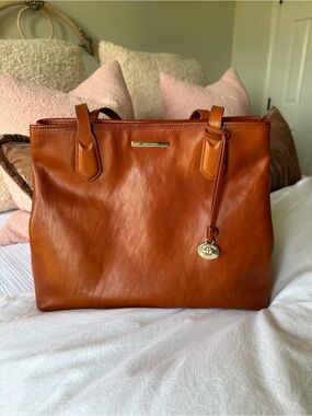 Brahmin Tan Genuine Leather Bag